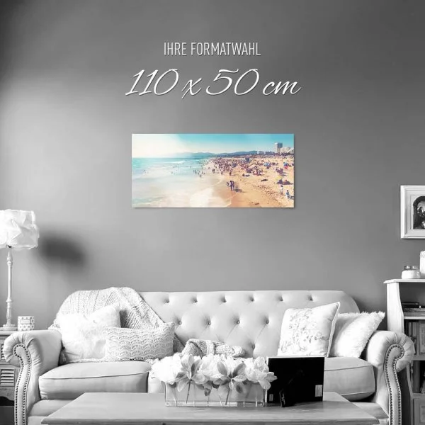 WandPoster 110x50cm Santa Monica Beach Los Angeles, Strand & Meer