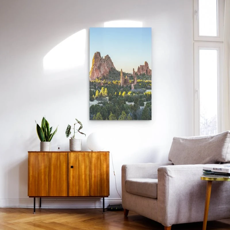 Poster 40x60cm im Hochformat, Garden of the Gods USA Berge & Gebirge