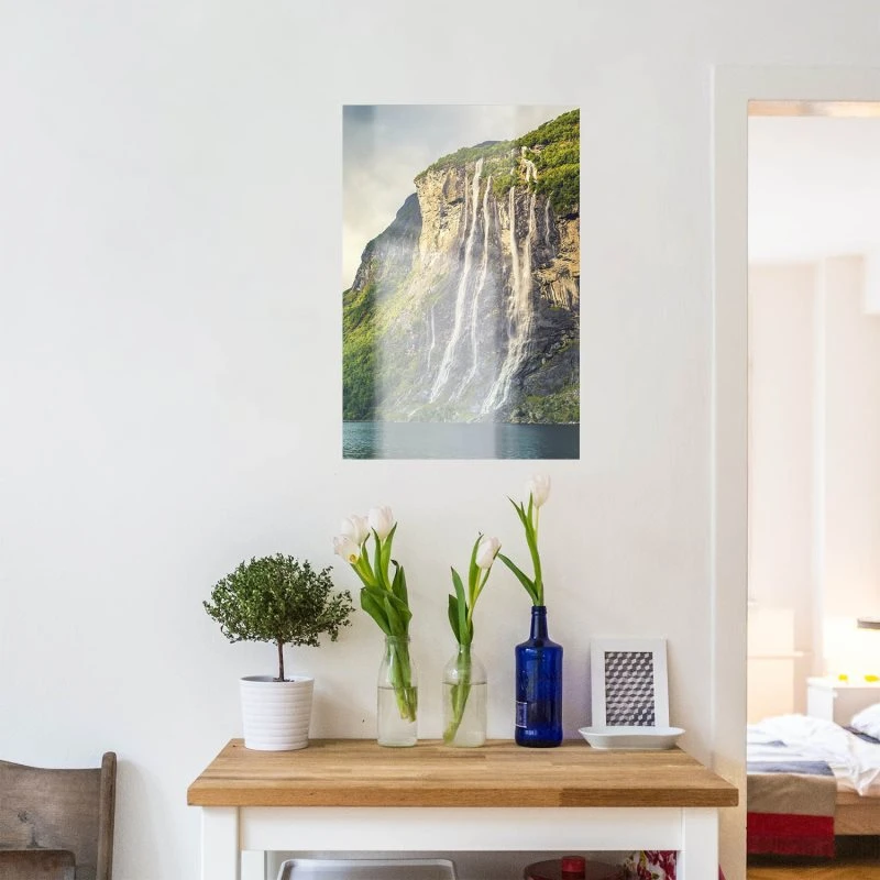 WandPoster Wasserfall Seven Sisters, 60x80cm