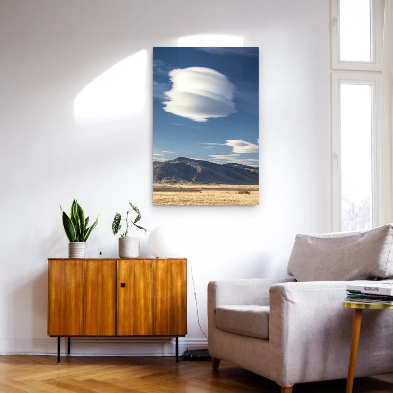 Berge & Gebirge Wolken in Patagonien Poster XXL 100x150cm im Hochformat