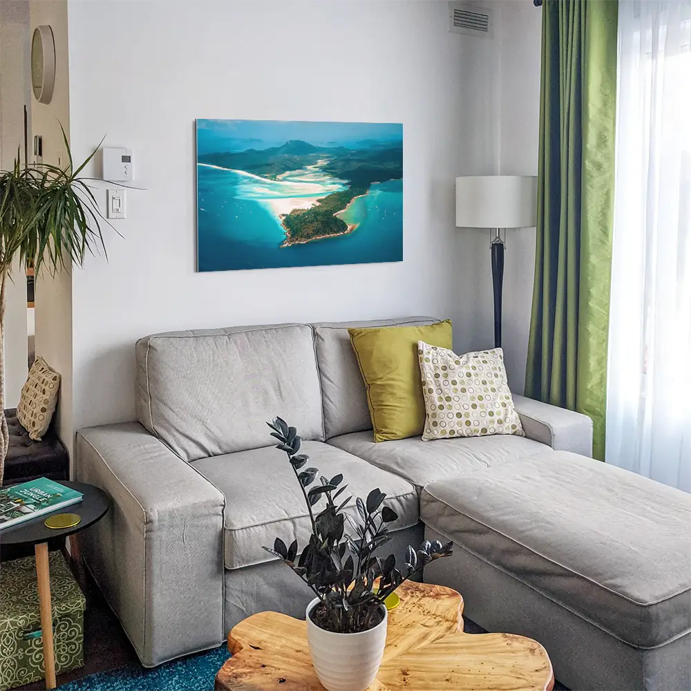 Strand & Meer Panorama Australien als Alu-Dibond Bild 50x50cm
