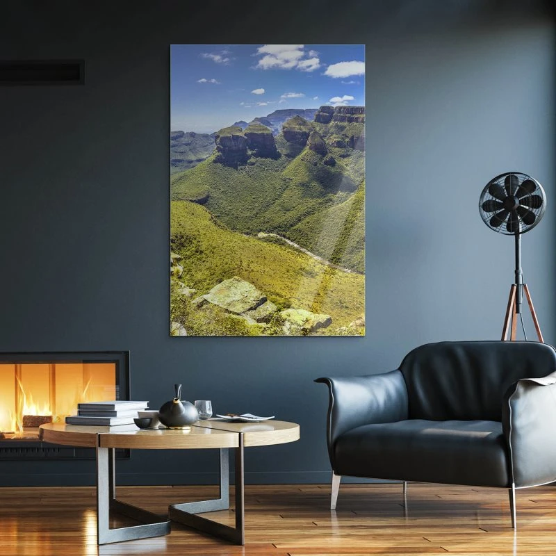 Berge & Gebirge im XXL Hochformat, Blyde River Canyon als Acrylglasbild 100x150cm