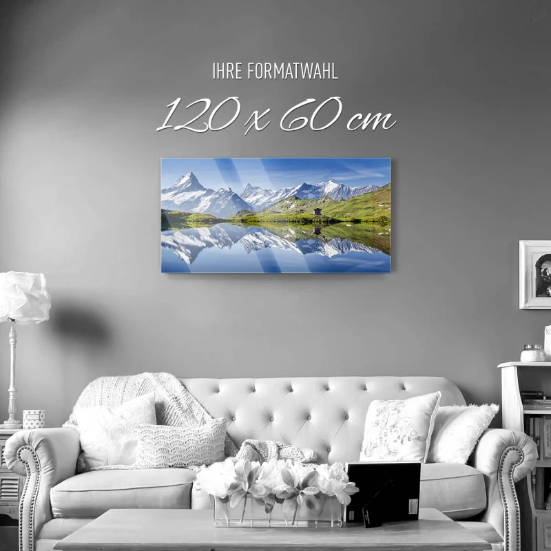 Berge & Gebirge Bachalpsee Schweiz als Acrylglas Bild 120x60cm