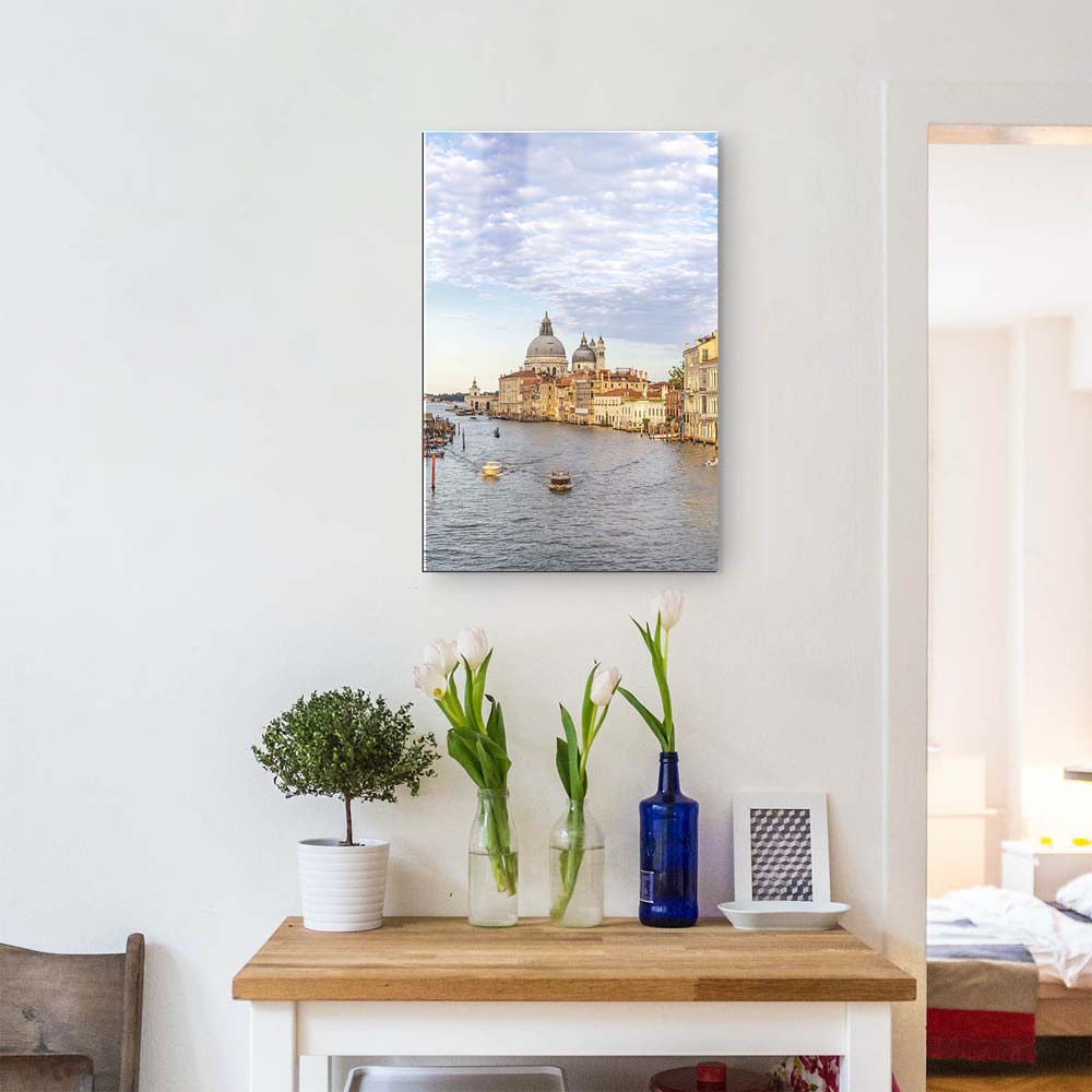 Skyline im Hochformat, 100x150cm Canal Grande in Venedig als XXL Acrylglasverbund Bild