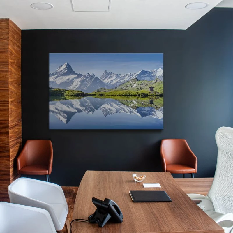 Berge & Gebirge Bachalpsee Schweiz als Keilrahmenbild 200x150cm