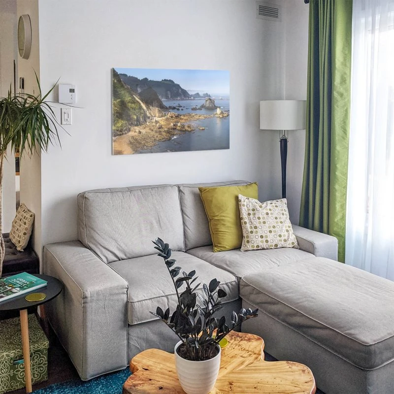 Strand & Meer Silence Beach als Acrylglas Bild 120x60cm