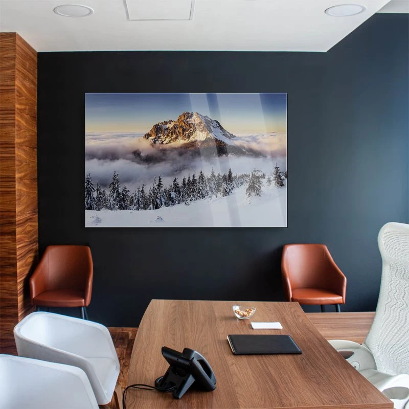 Berge & Gebirge Winter Mala Fatra slowakei als Acrylglasverbund Bild 160x120cm
