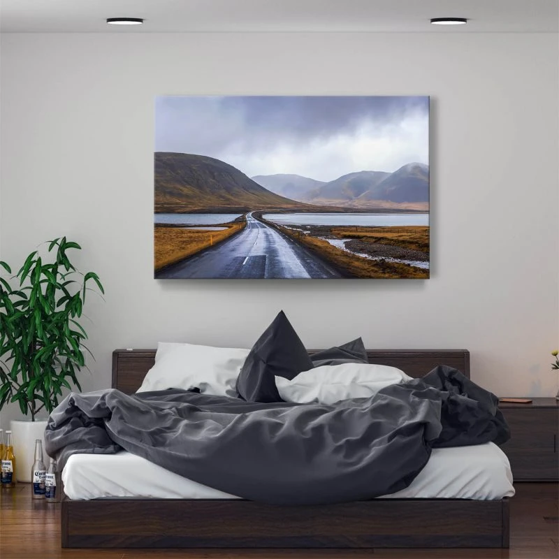 Berge & Gebirge Halbinsel Snæfellsnes Island als Keilrahmenbild 200x150cm