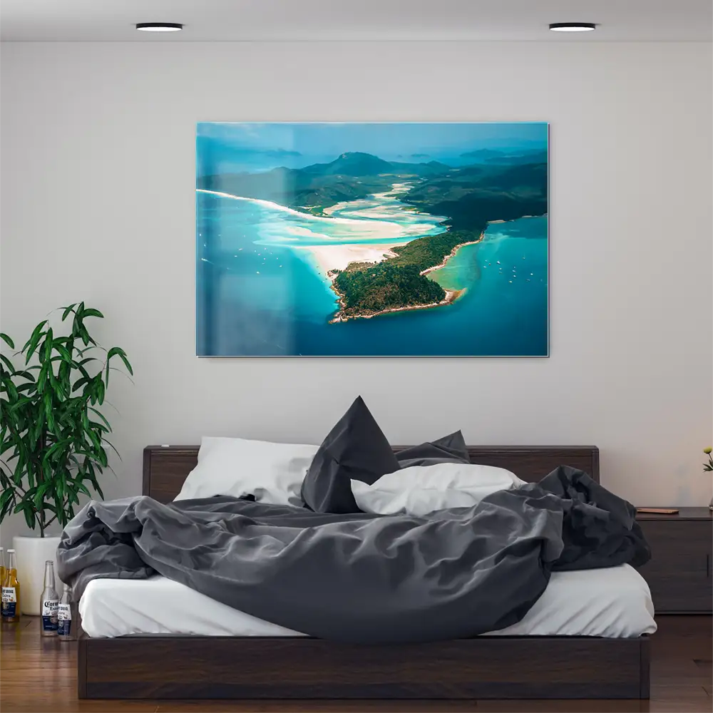 Strand & Meer Panorama Australien als Acrylglasverbund Bild 150x100cm