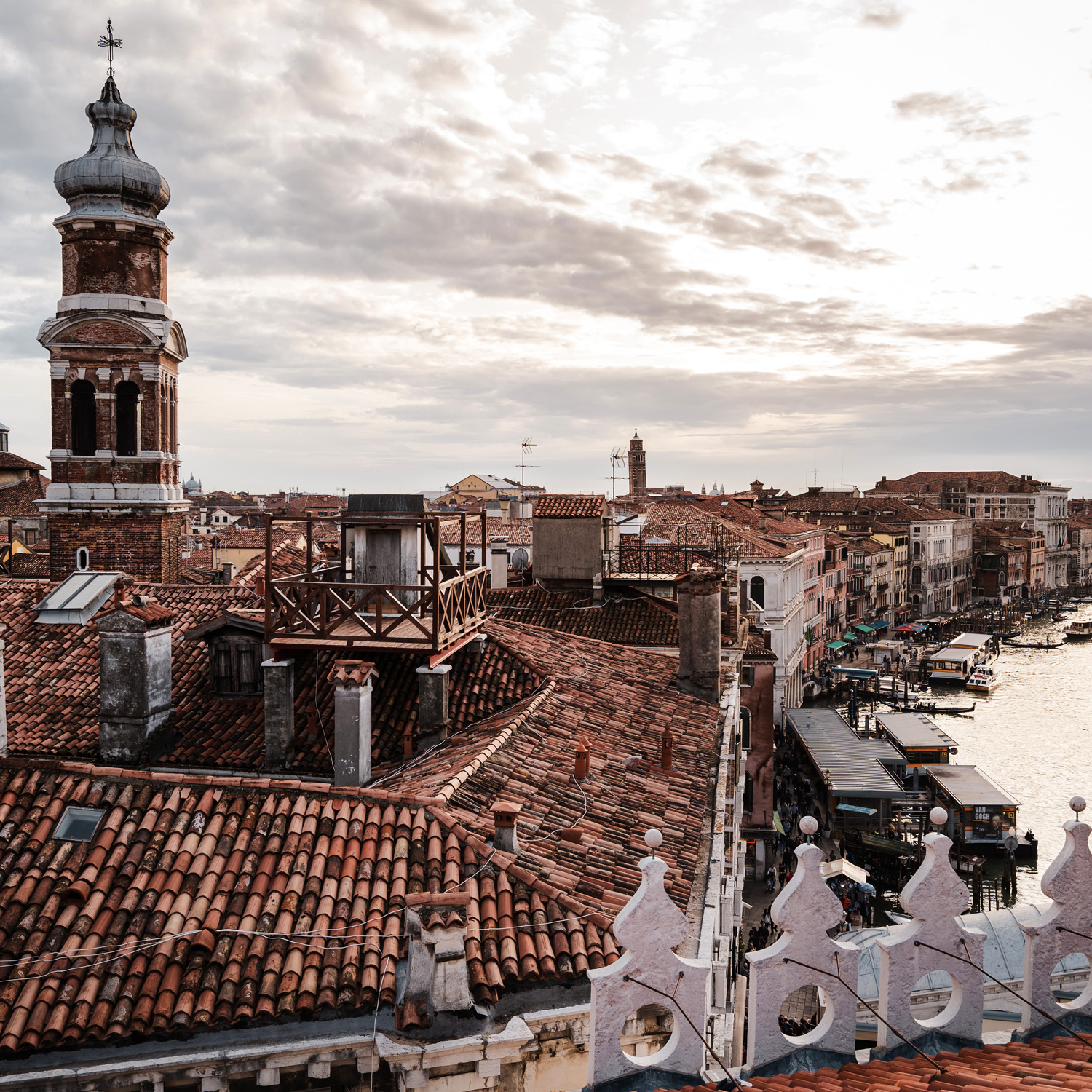 WandPoster Skyline Über den Dächern von Venedig, 50x50cm