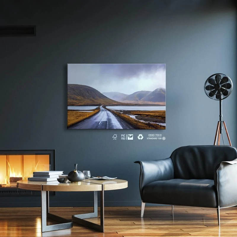 Berge & Gebirge Halbinsel Snæfellsnes Island als Keilrahmenbild 200x150cm