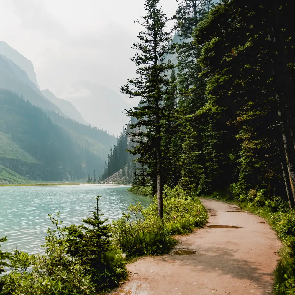 Flüsse & Seen Banff National Park Kanada als Acrylglas Bild 50x50cm