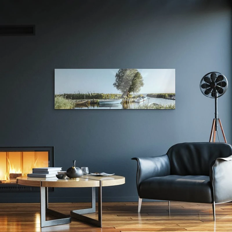 Strand & Meer Zempin Insel Usedom als Acrylglasverbund Bild 150x50cm