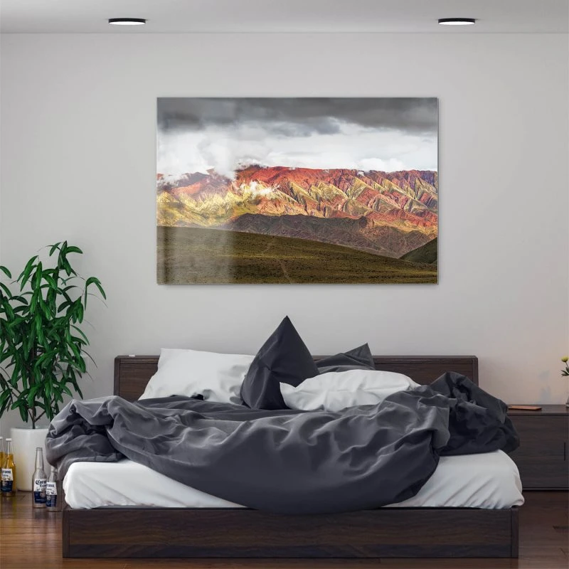 Berge & Gebirge 14 Farben als Acrylglasverbund Bild 160x120cm