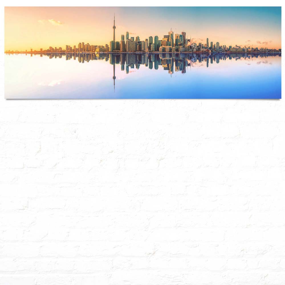 Panorama Poster 150x50cm, Skyline Toronto, Kanada