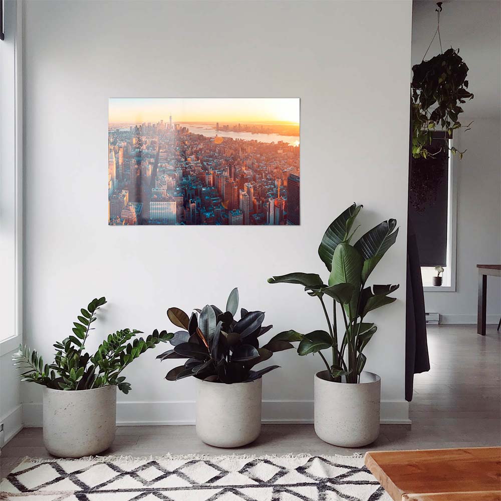 WandPoster Skyline Manhatten von oben, 50x50cm