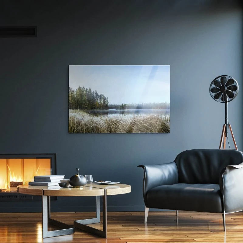 Flüsse & Seen Seelandschaft Finnland als Acrylglas Bild 120x60cm