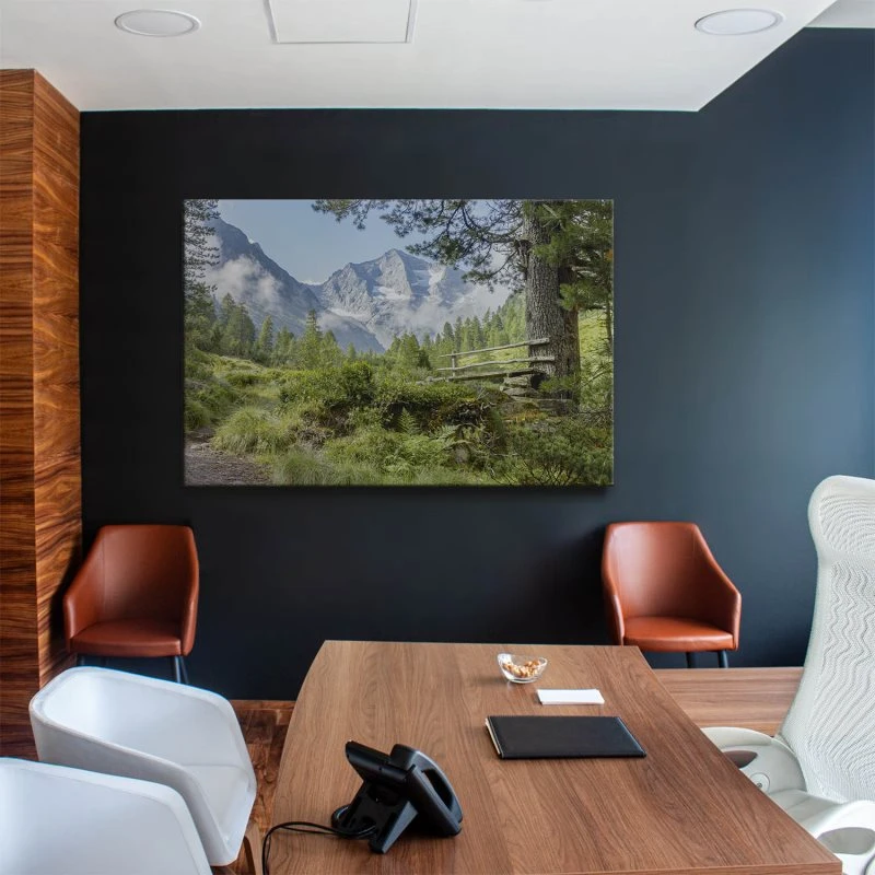 Berge & Gebirge Zillertal Tirol als Keilrahmenbild 200x150cm
