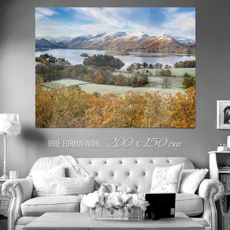 XXL WandPoster Berge & Gebirge Derwent Water England, 200x150cm