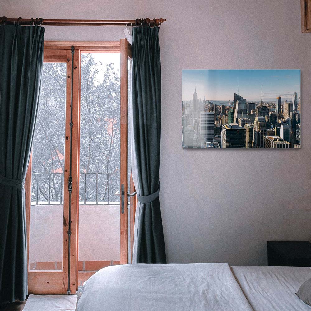 Skyline New York Empire State als Acrylglasverbund Bild 180x90cm