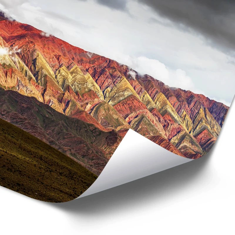Poster 40x60cm im Hochformat, 14 Farben Berge & Gebirge