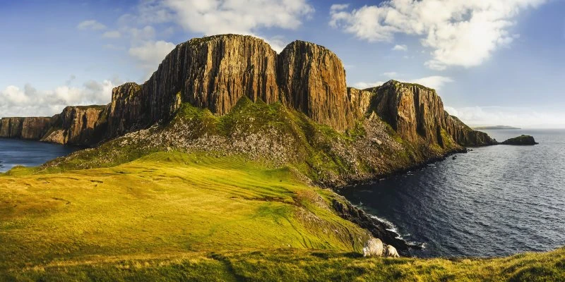 Berge & Gebirge Rubha Hunish Isle of Sky als Acrylglasverbund Bild 120x60cm