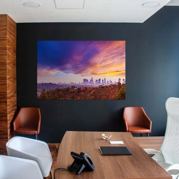 Poster 50x50cm Los Angeles hills Skyline