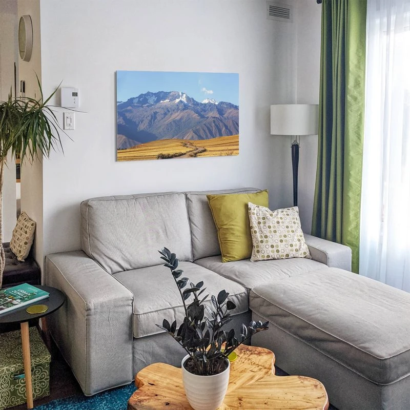 Berge & Gebirge Peruvian pampa, Peru als Alu-Dibond Bild 120x60cm