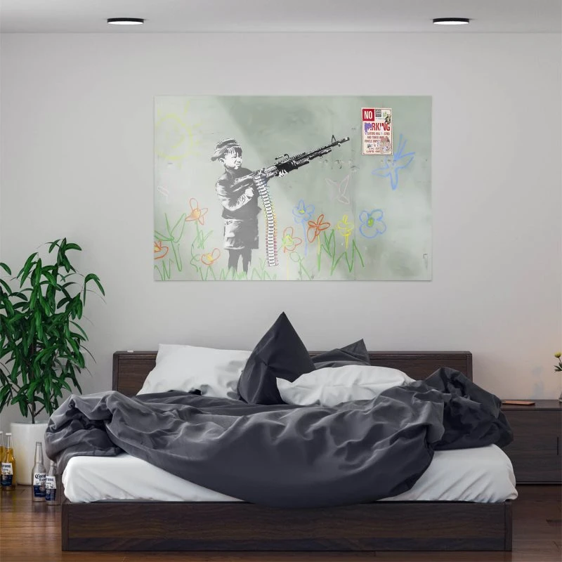 WandPoster 90x60cm Child Soldier, Banksy Art