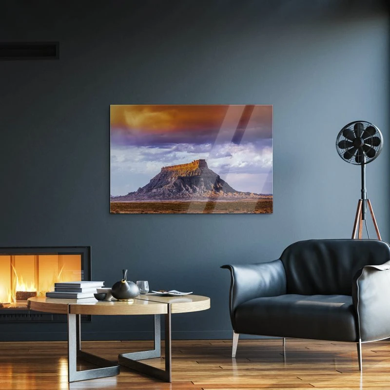 Berge & Gebirge factory butte USA als Acrylglasverbund Bild 120x60cm