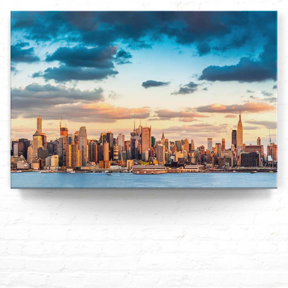 Leinwandbild Panorama von New York, Skyline 90x60cm
