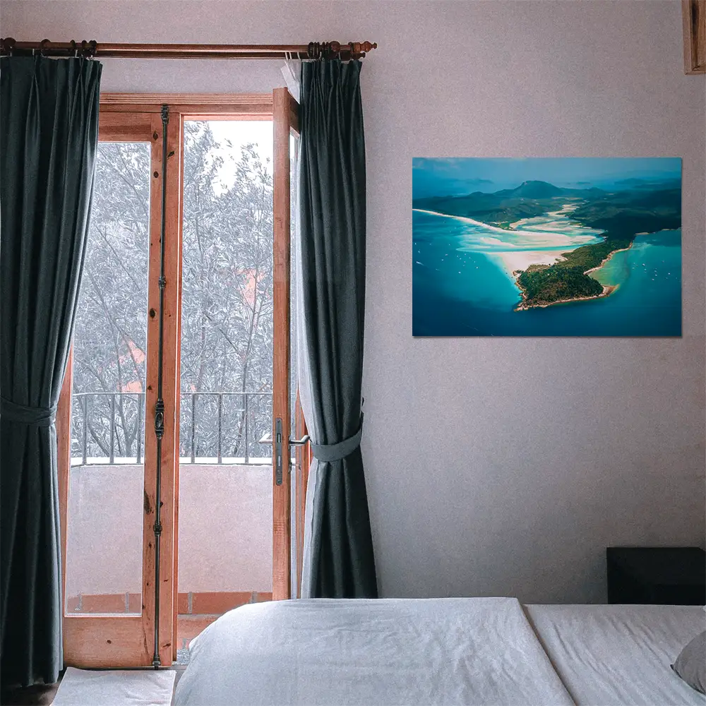 Poster 90x60cm groß, Strand & Meer Panorama Australien