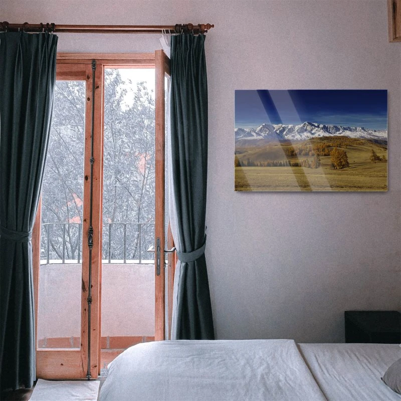 Berge & Gebirge irgendwo in Russland als Acrylglasverbund Bild 120x80cm