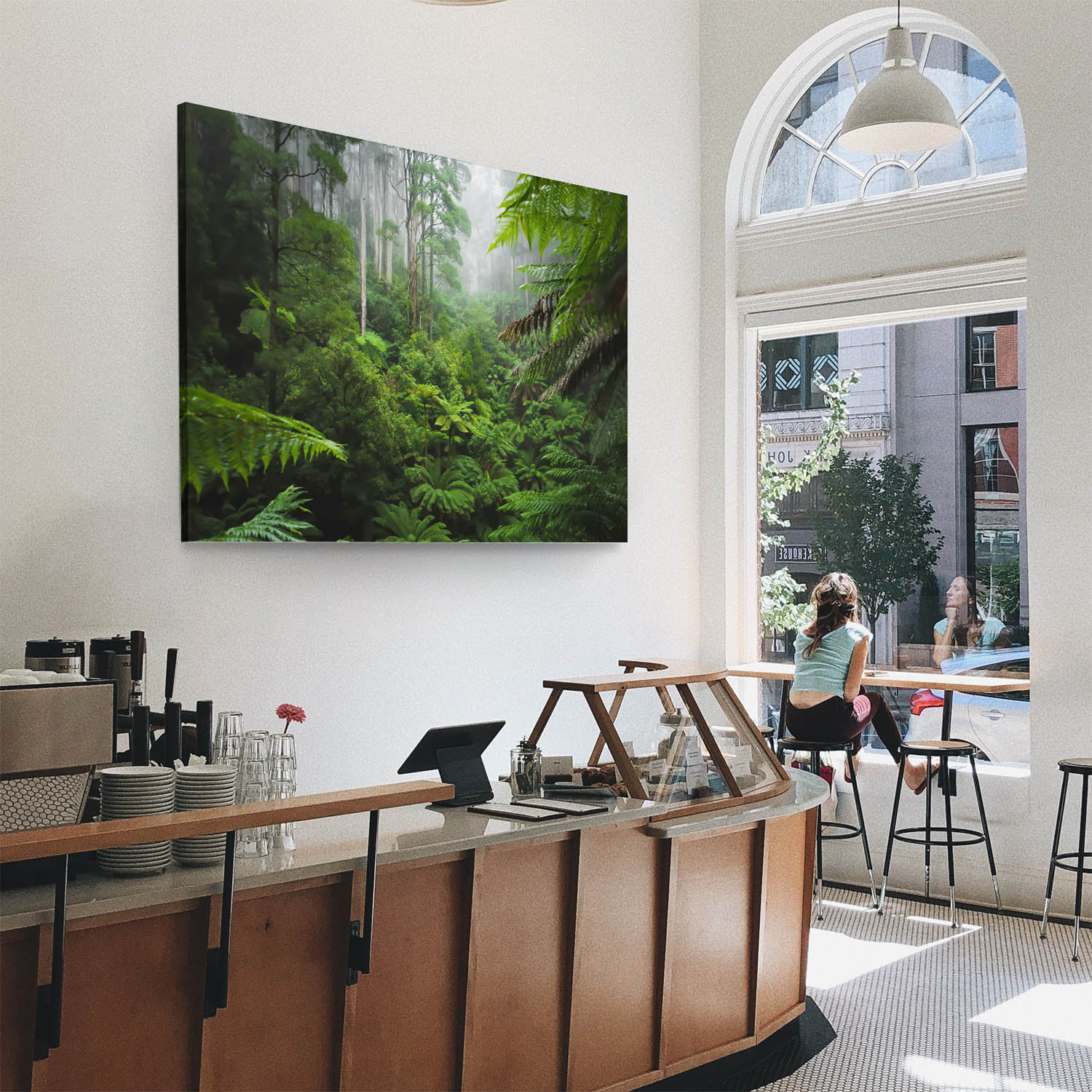 Leinwandbild Dschungeltraum, Regenwald 90x60cm