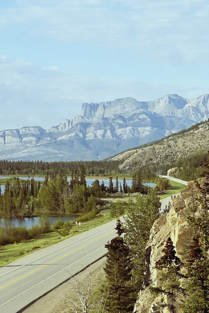 Flüsse & Seen Trans Canada Highway Poster XXL 100x150cm im Hochformat