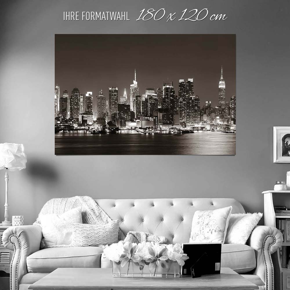 großes Poster Skyline New York City, 180x120cm