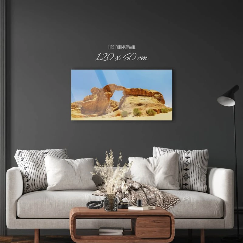 Berge & Gebirge Wadi Rum Wüste als Acrylglas Bild 120x60cm