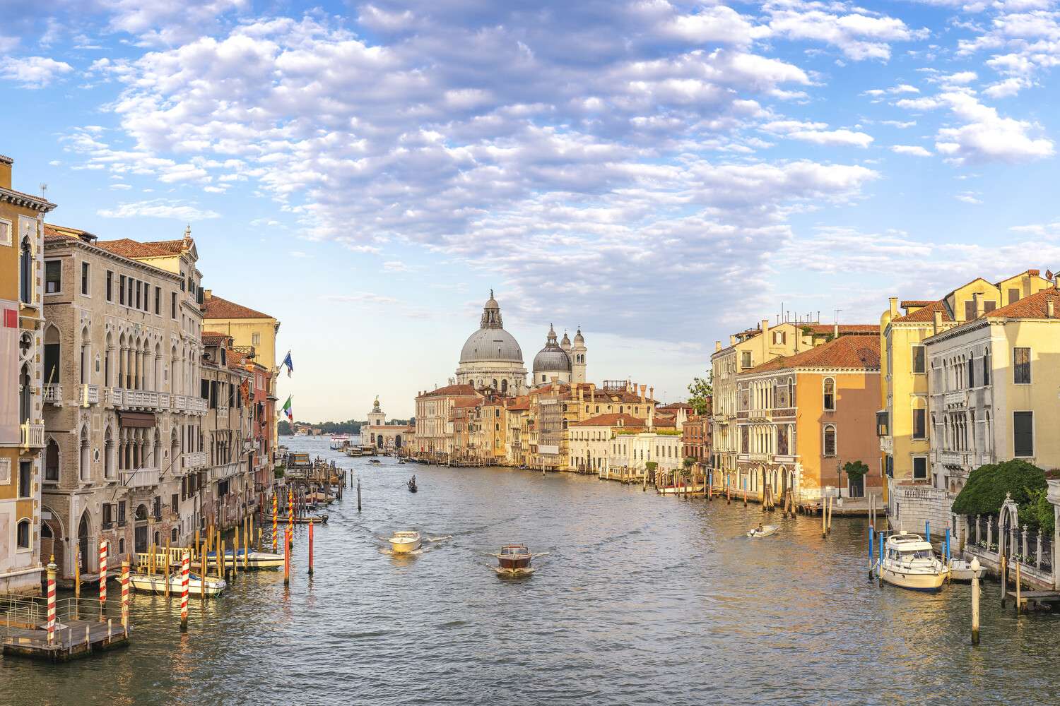 Skyline Canal Grande in Venedig als XXL Alu-Dibond Bild 150x100cm