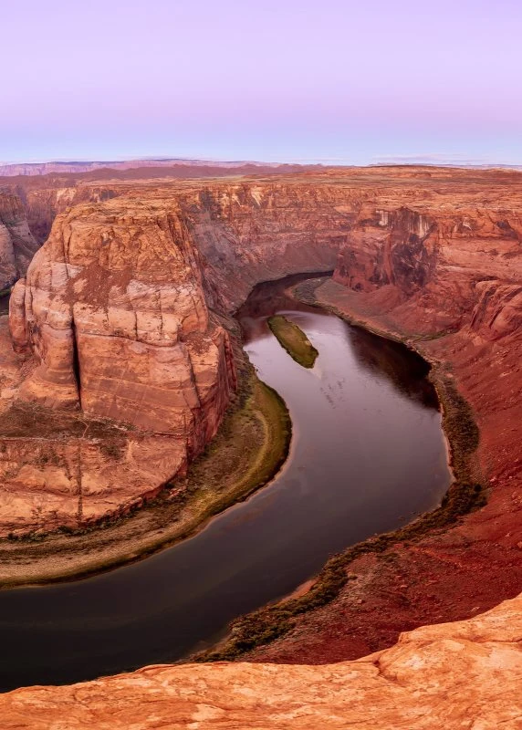 Poster 50x70cm Horseshoe Bend Arizona USA Flüsse & Seen