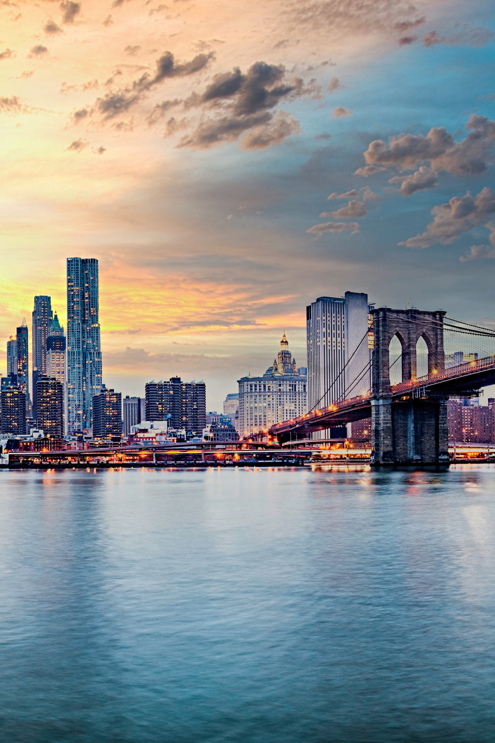 Skyline New York City Poster XXL 100x150cm im Hochformat