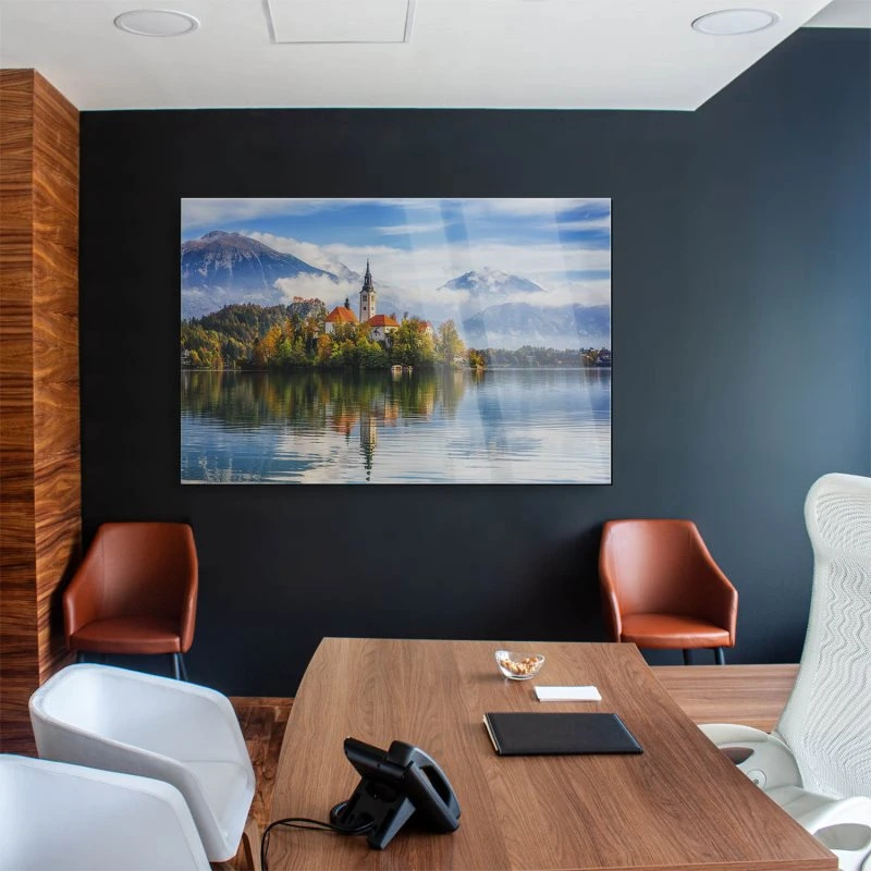 Berge & Gebirge Bleder See als Acrylglasverbund Bild 160x120cm