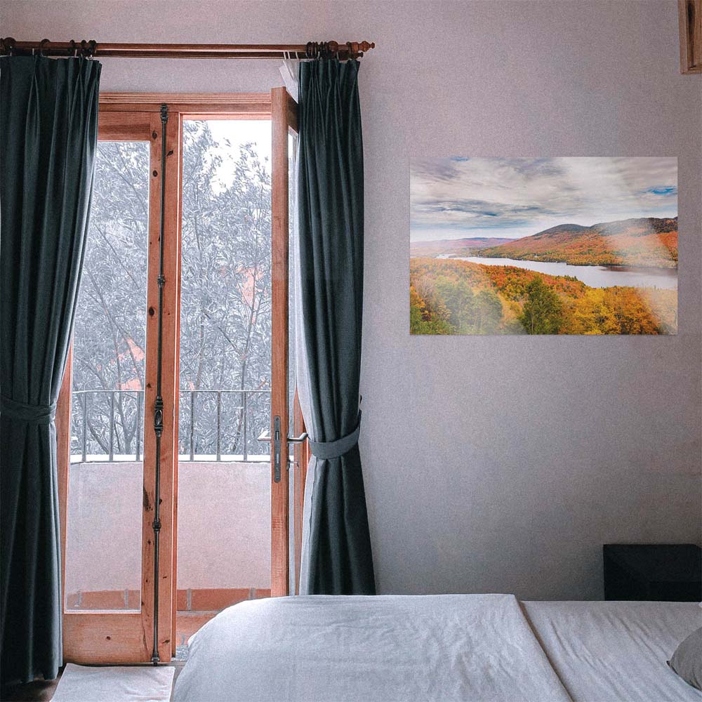 Panorama WandPoster 150x50cm Indian Summer, Québec, Kanada, Wald & Bäume