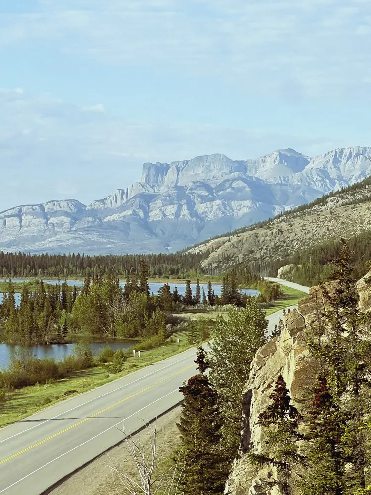 Poster 60x80cm groß, Flüsse & Seen Trans Canada Highway