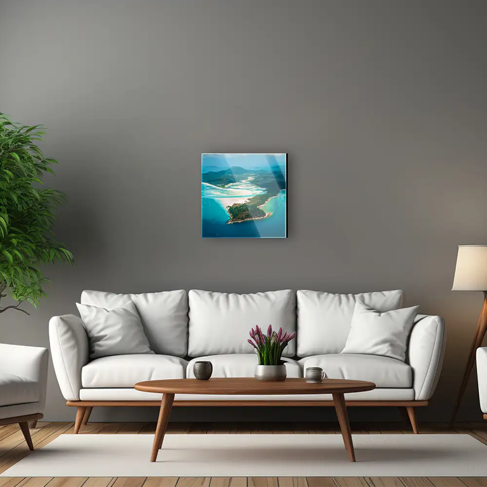 Strand & Meer Panorama Australien als Acrylglas Bild 50x50cm