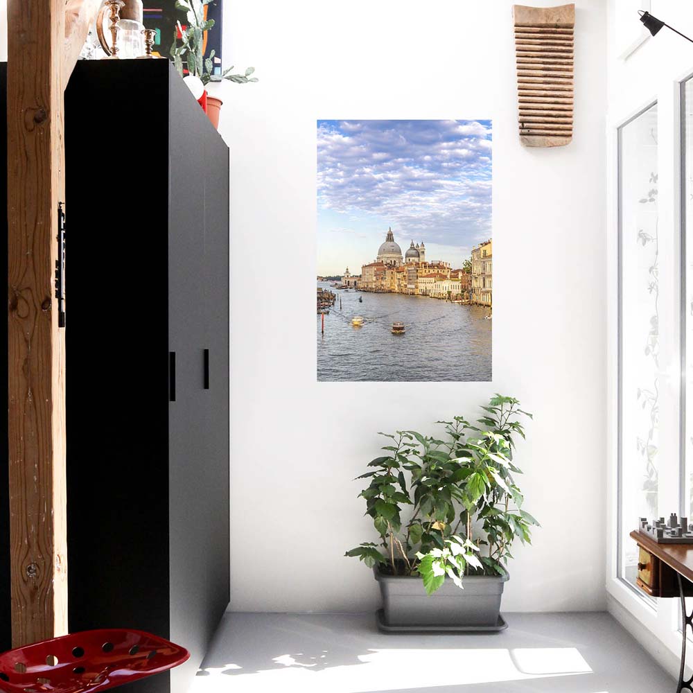 Skyline Canal Grande in Venedig Poster XXL 100x150cm im Hochformat
