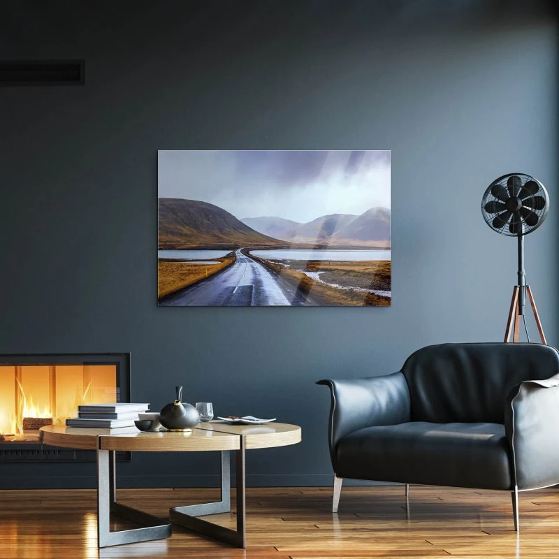 Berge & Gebirge Halbinsel Snæfellsnes Island als Acrylglasverbund Bild 90x60cm