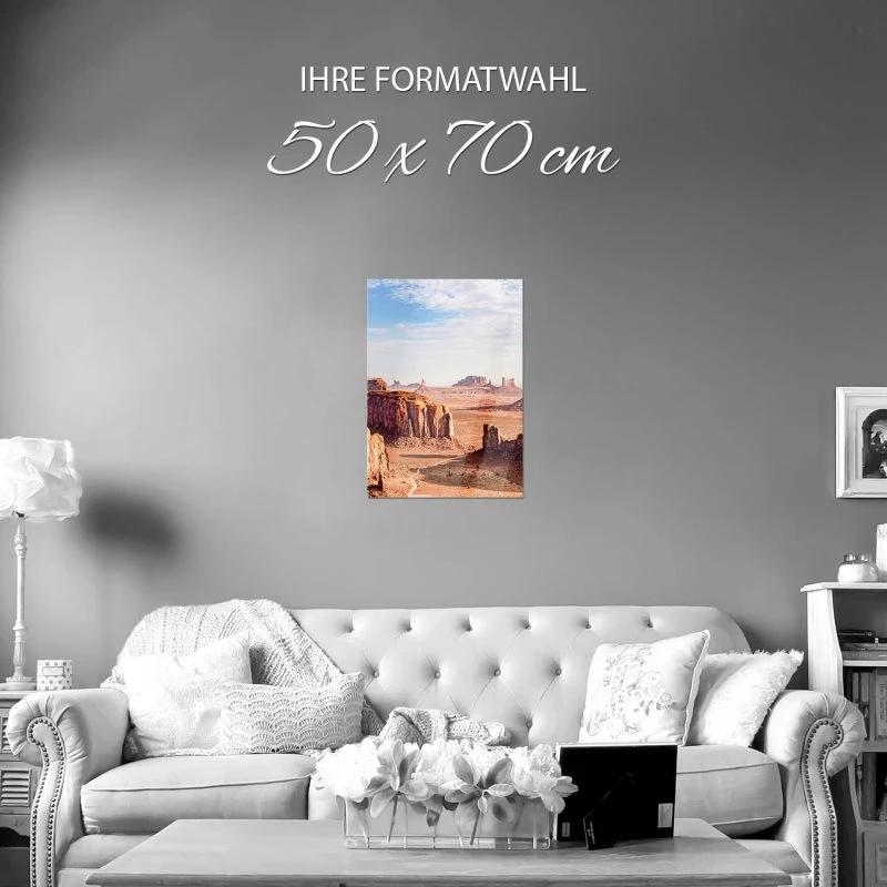 WandPoster Berge & Gebirge Monument Valley USA, 50x70cm