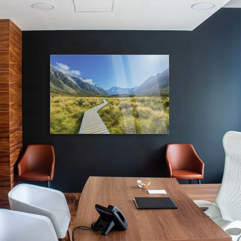 200x150cm großes Acrylglasbild, Berge & Gebirge Mount Cook National Park Neuseeland