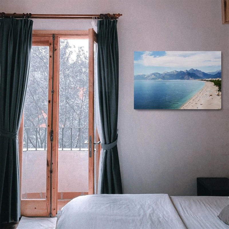Berge & Gebirge Türkei Antalya Strand als Alu-Dibond Bild 120x60cm
