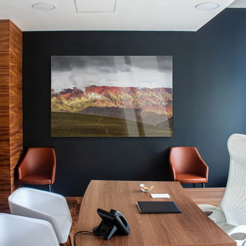 Berge & Gebirge 14 Farben als Acrylglasverbund Bild 160x120cm